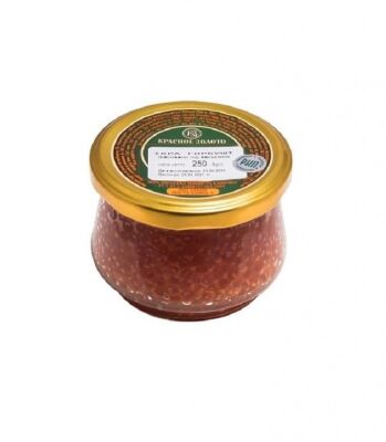 ІКРА ГОРБУШІ 250 ГР. СКЛО ВАКУУМ