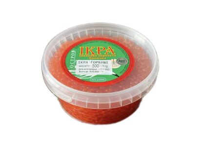 Ікра горбуші "Острів" 500 гр пет