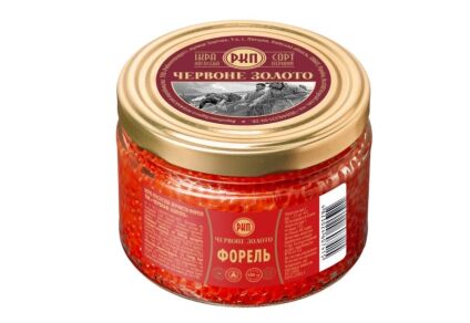 ІКРА ФОРЕЛІ ПРЕМІУМ ОХОЛ 250 ГР СКЛО ВАКУУМ