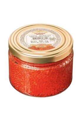 trout caviar 500 gr glass vacuum