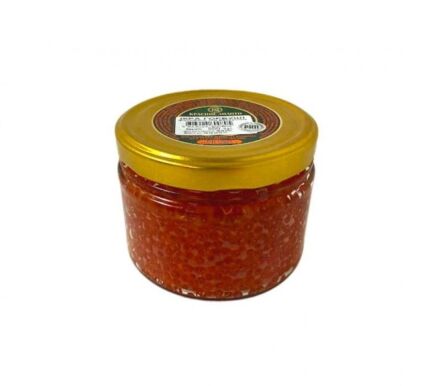 ІКРА ГОРБУШІ 500 ГР. СКЛО ВАКУУМ